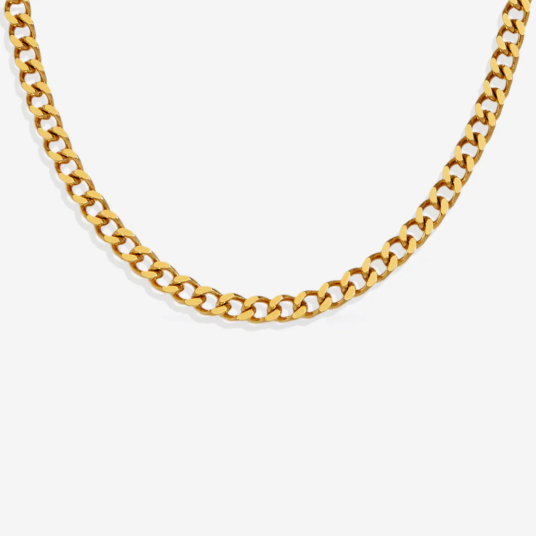 6mm Cuban Chain Necklace - Image 2