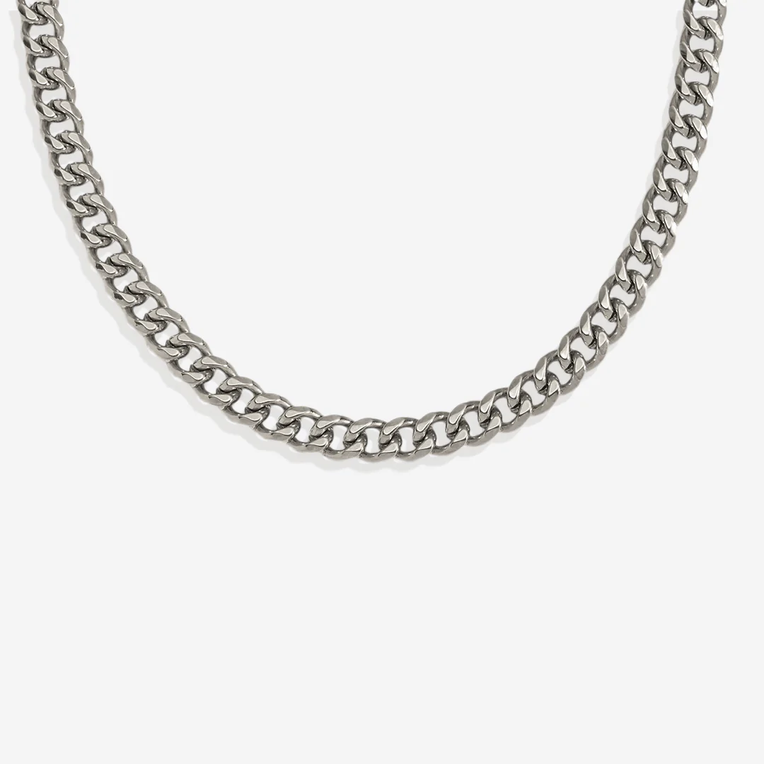 8mm Cuban Chain Necklace - Image 12