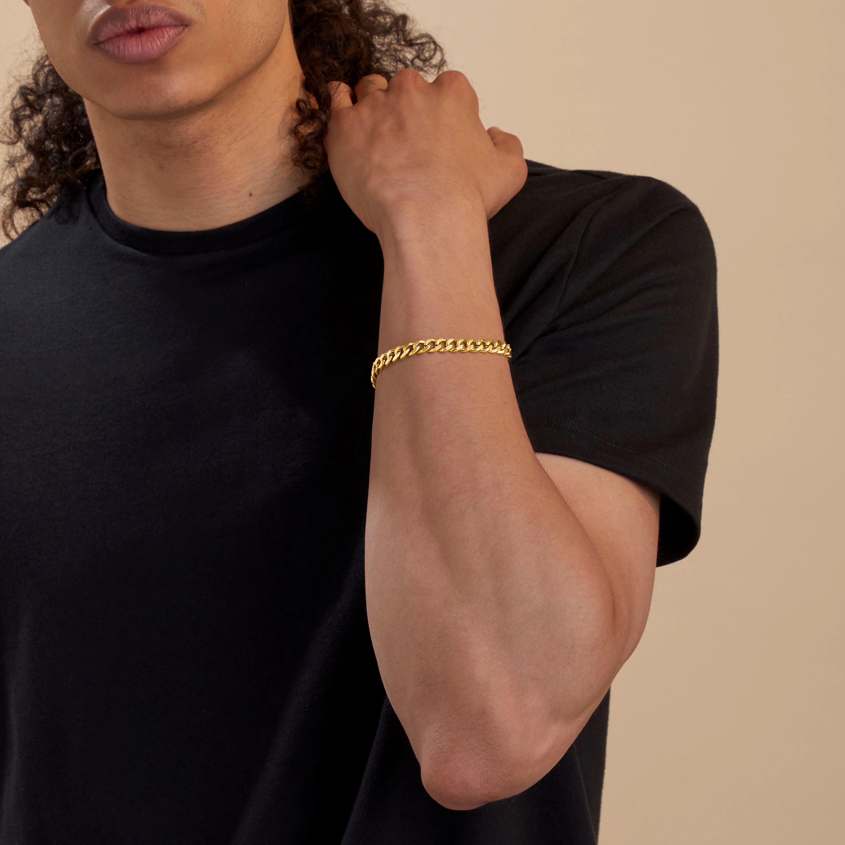 8mm Cuban Link Chain Bracelet - Image 6