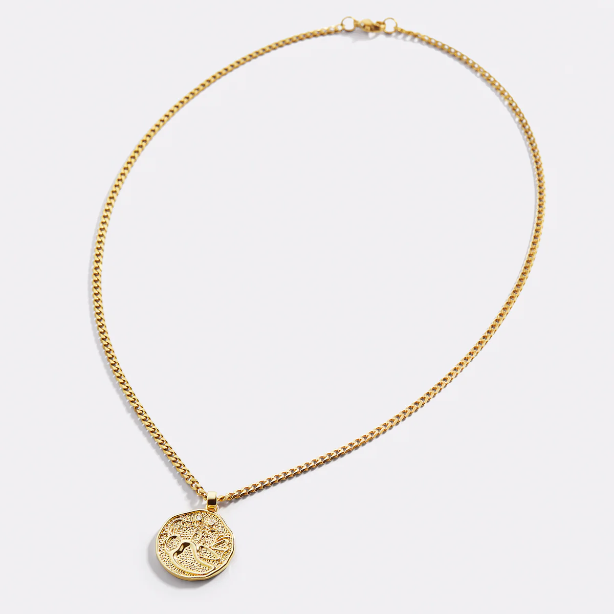 Astrological Sign Coin Pendant Necklace - Image 43