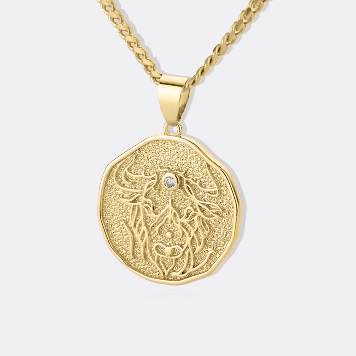 Astrological Sign Coin Pendant Necklace - Image 53