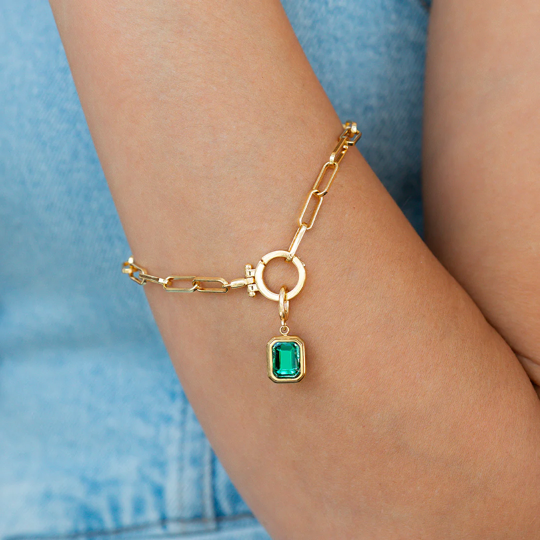 Baguette Birthstone Charm - Image 21