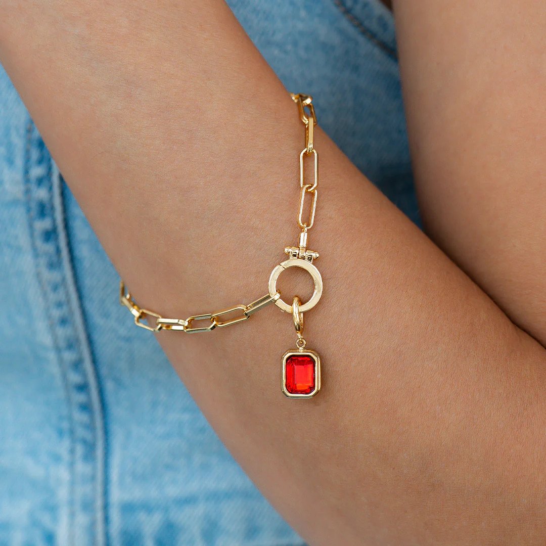 Baguette Birthstone Charm - Image 23