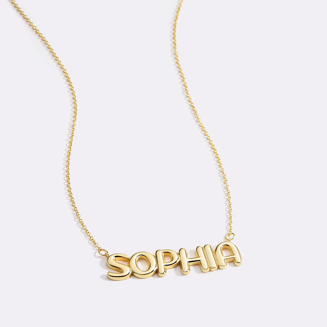 Balloon Name Necklace - Image 2