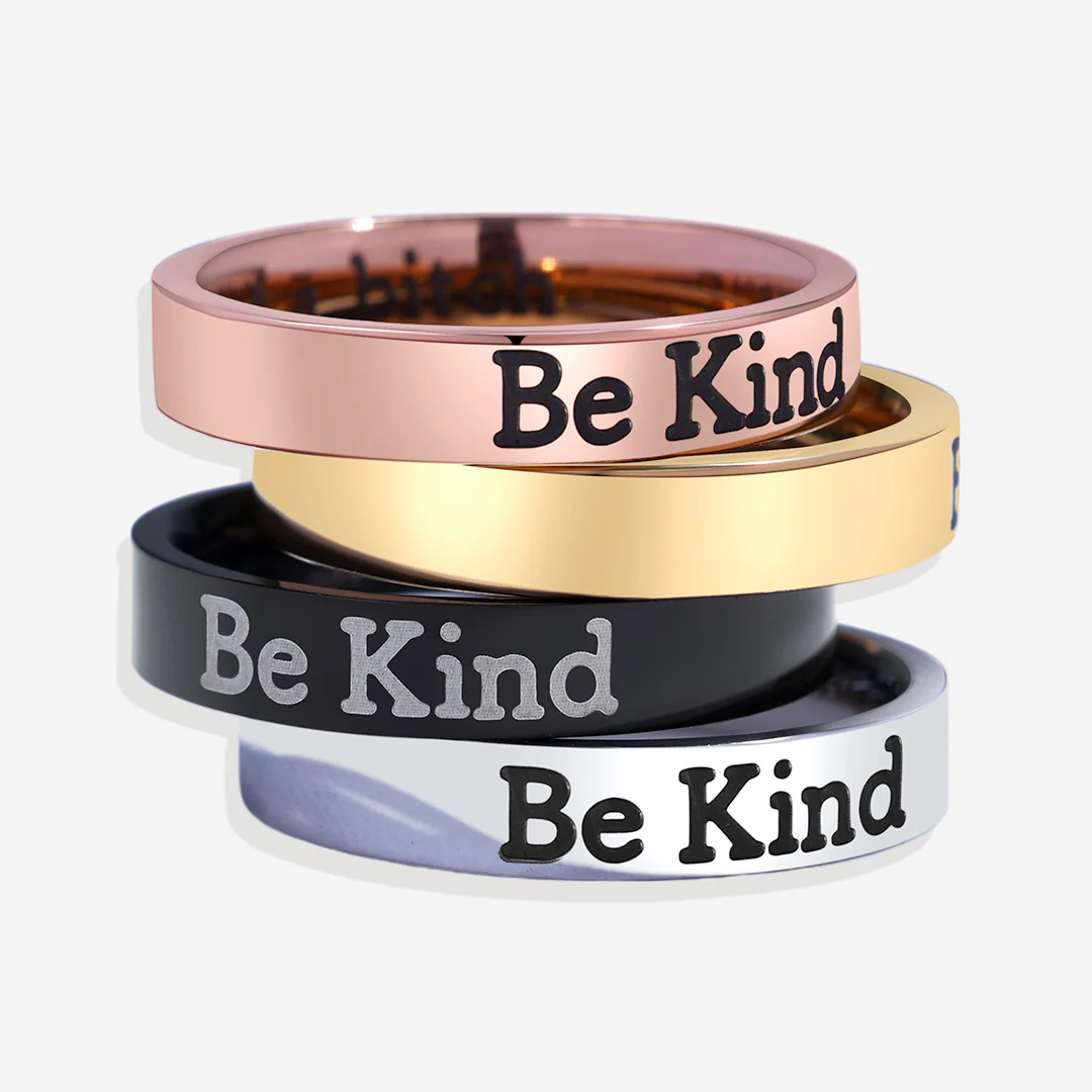 Be Kind Mantra Ring - Image 17