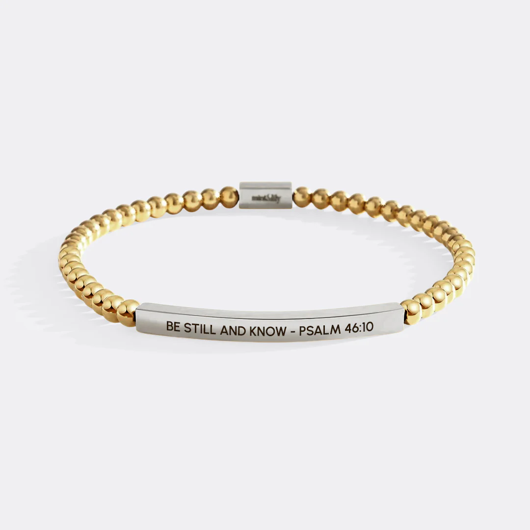 Be Still and Know - Psalm 46:10 Beaded Inspire Bracelet - Image 7