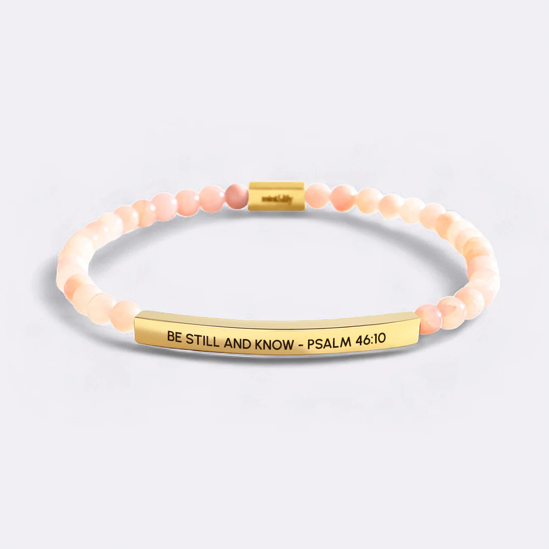 Be Still and Know - Psalm 46:10 Beaded Inspire Bracelet - Image 8