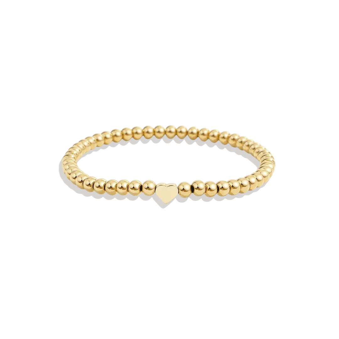 Heart Beaded Stacking Bracelet - Image 3