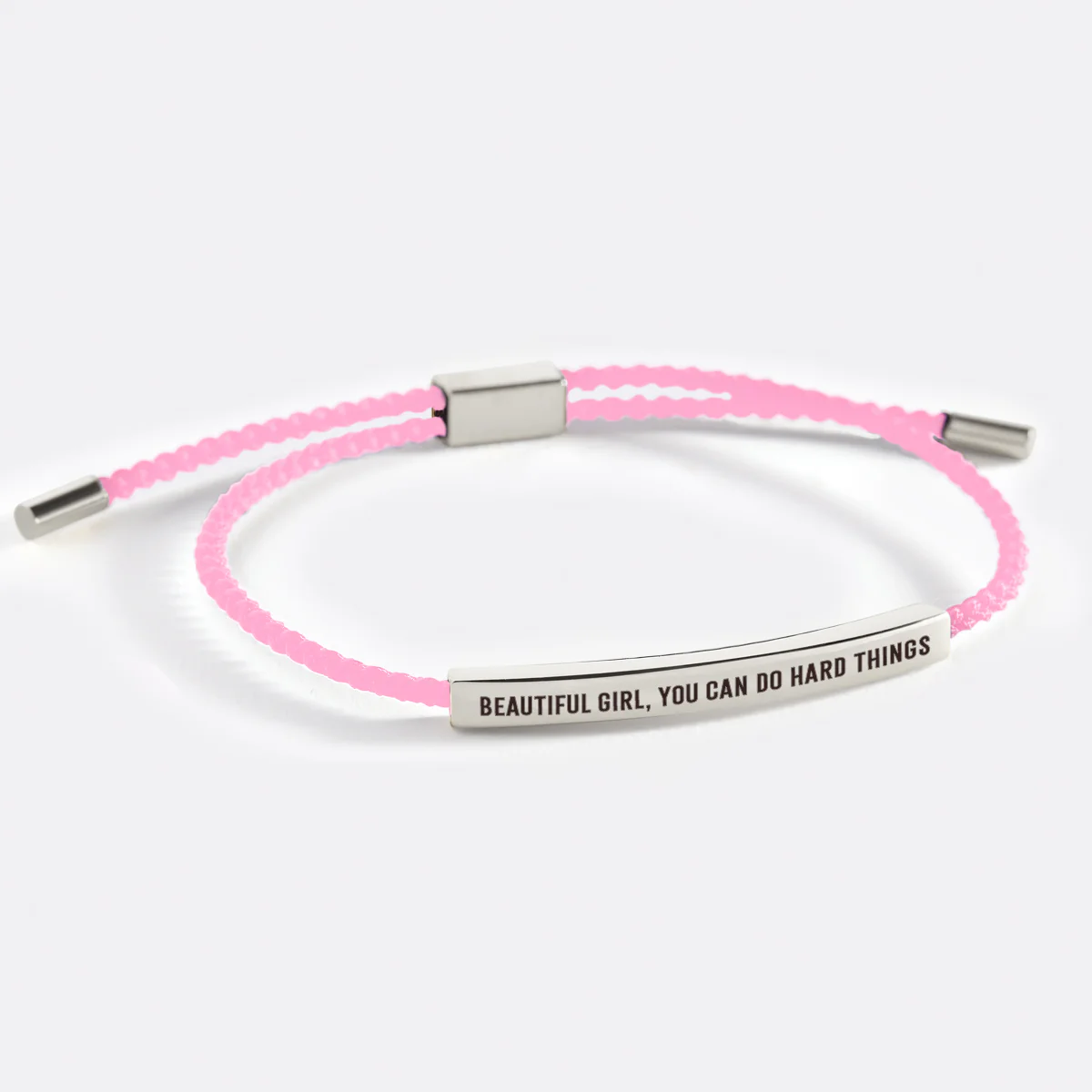 Beautiful Girl, You Can Do Hard Things Inspire Bracelet - Image 7