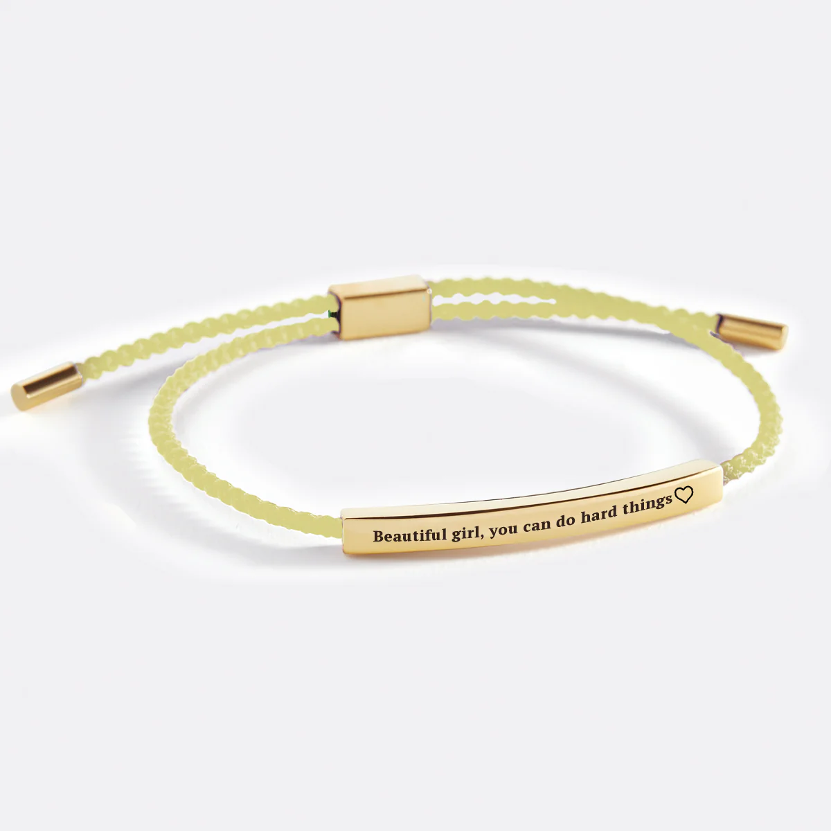 Beautiful Girl You Can Do Hard Things Inspire Bracelet - Image 18