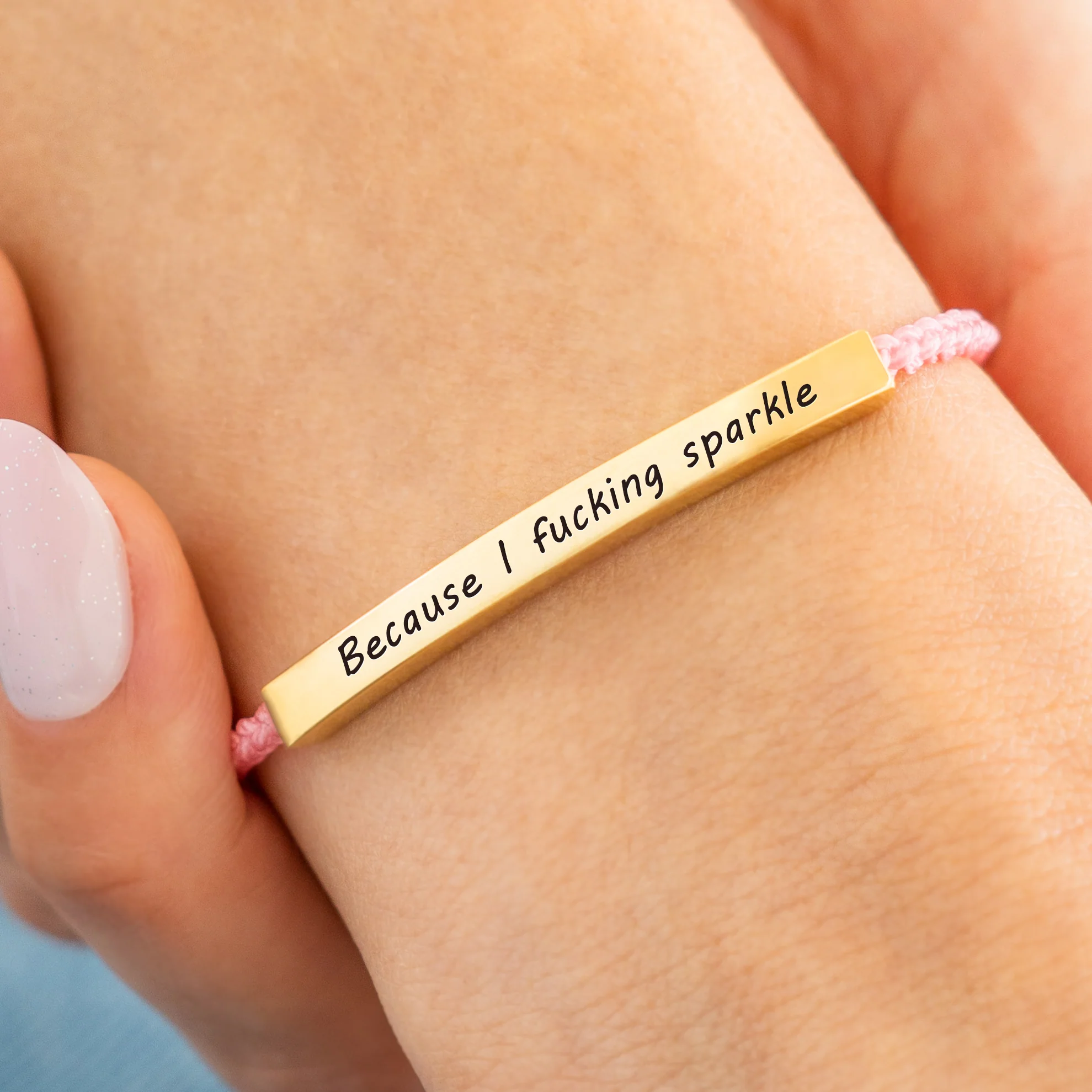 Because I F♥cking Sparkle Inspire Bracelet - Image 61