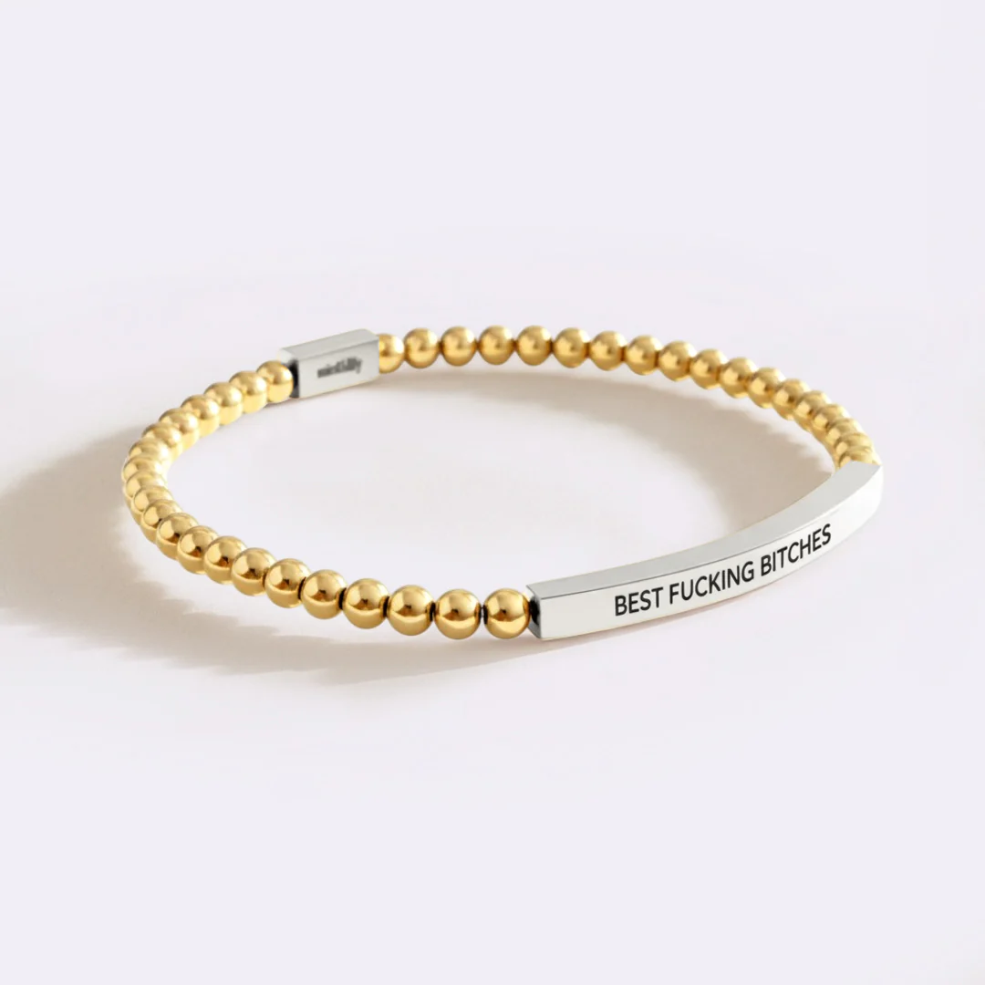 Best Fucking Bitches Beaded Inspire Bracelet - Image 13