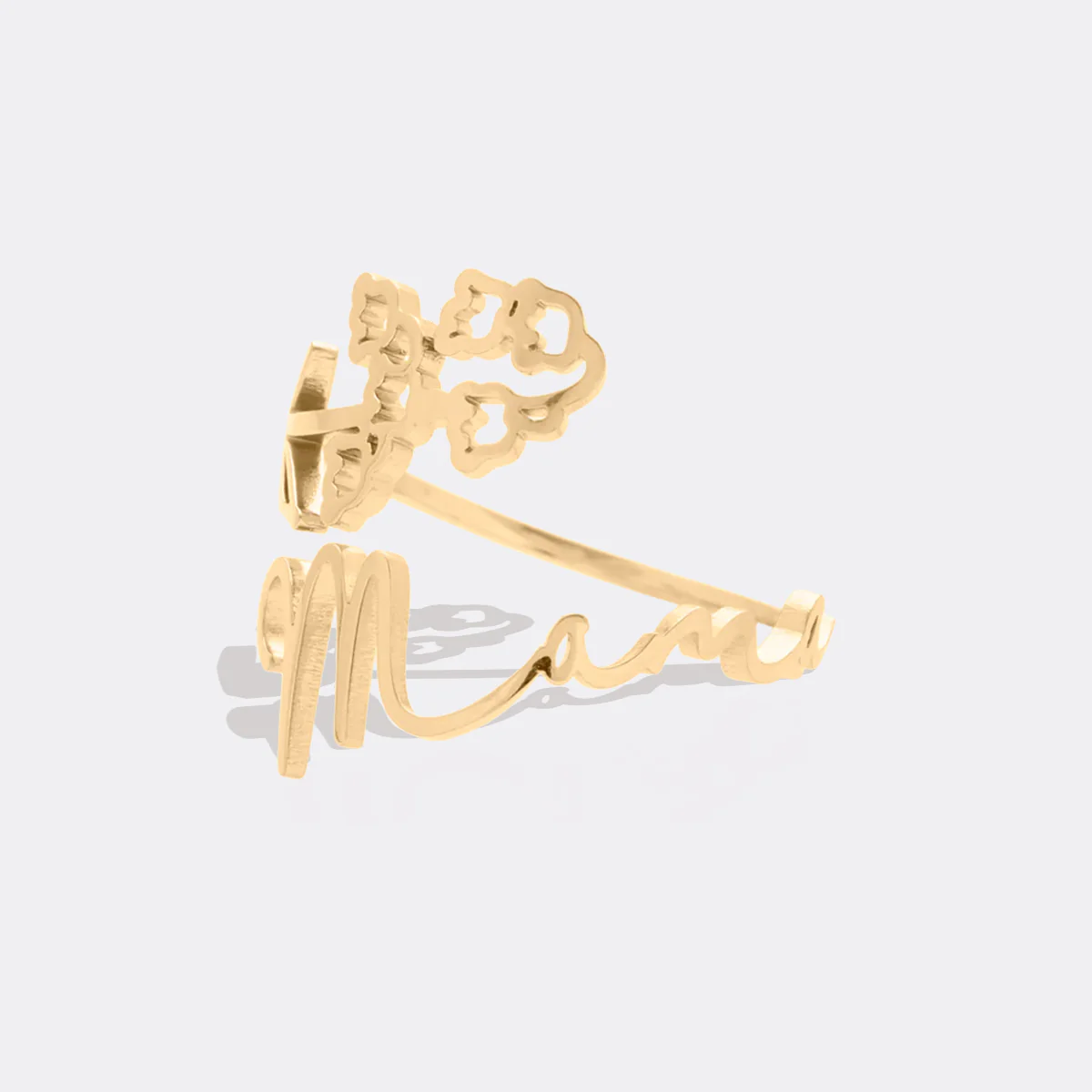 Birth Flower Name Ring - Image 28
