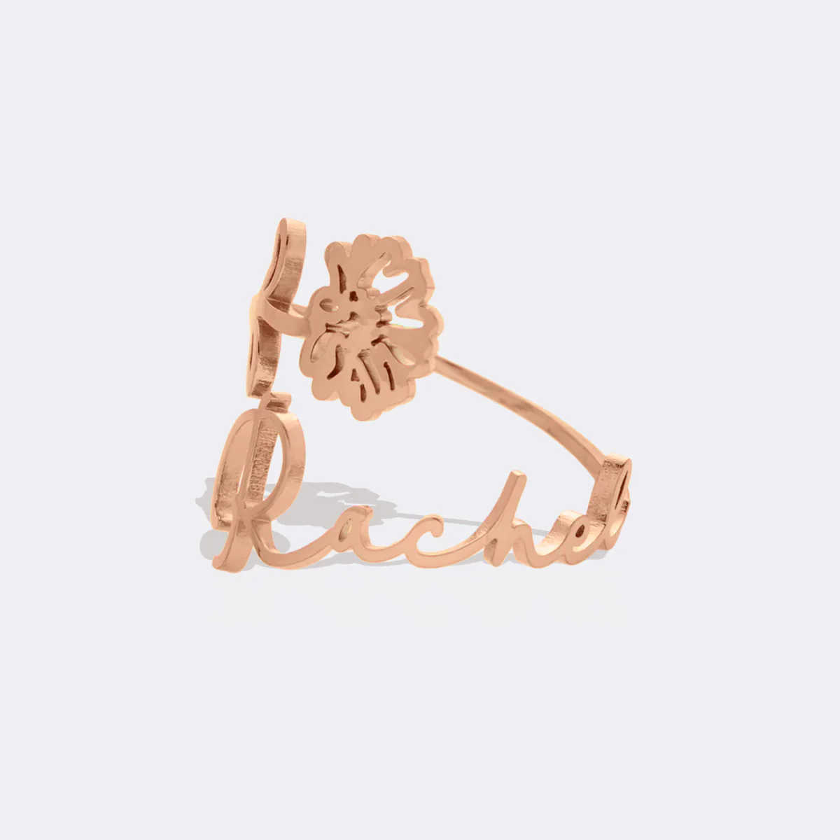 Birth Flower Name Ring - Image 38