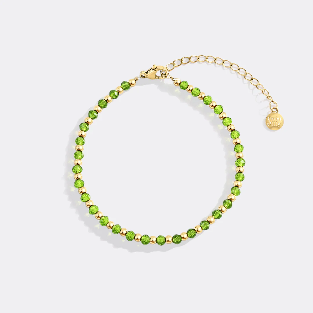 Birthstone and Gold Bead Bracelet - Image 13