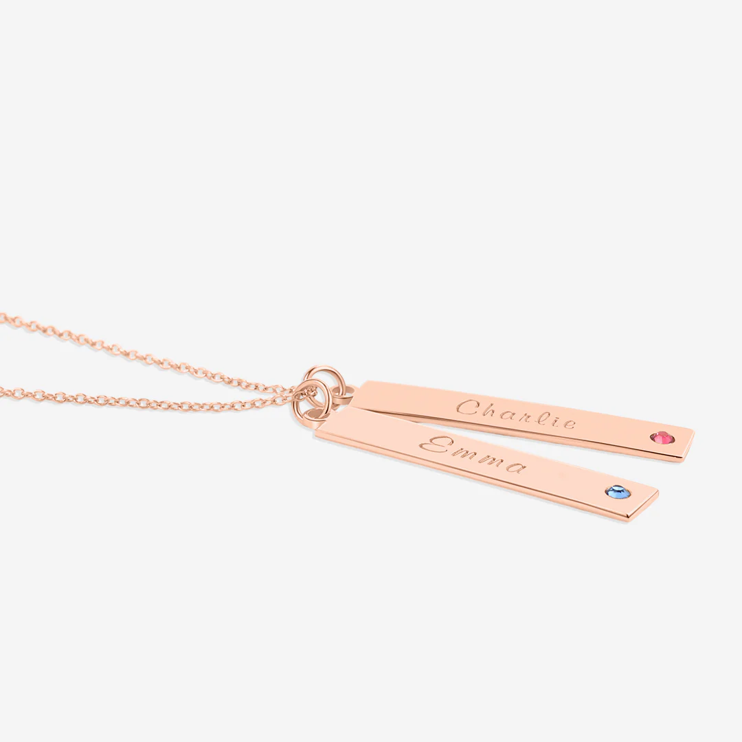 Birthstone Bar Necklace - Image 7
