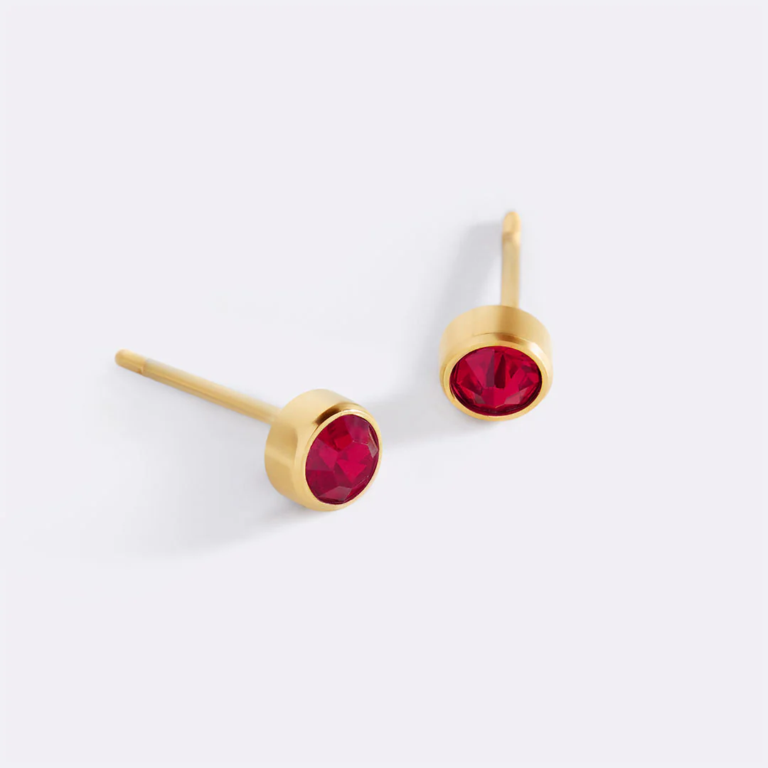 Birthstone Bezel Studs - Image 104