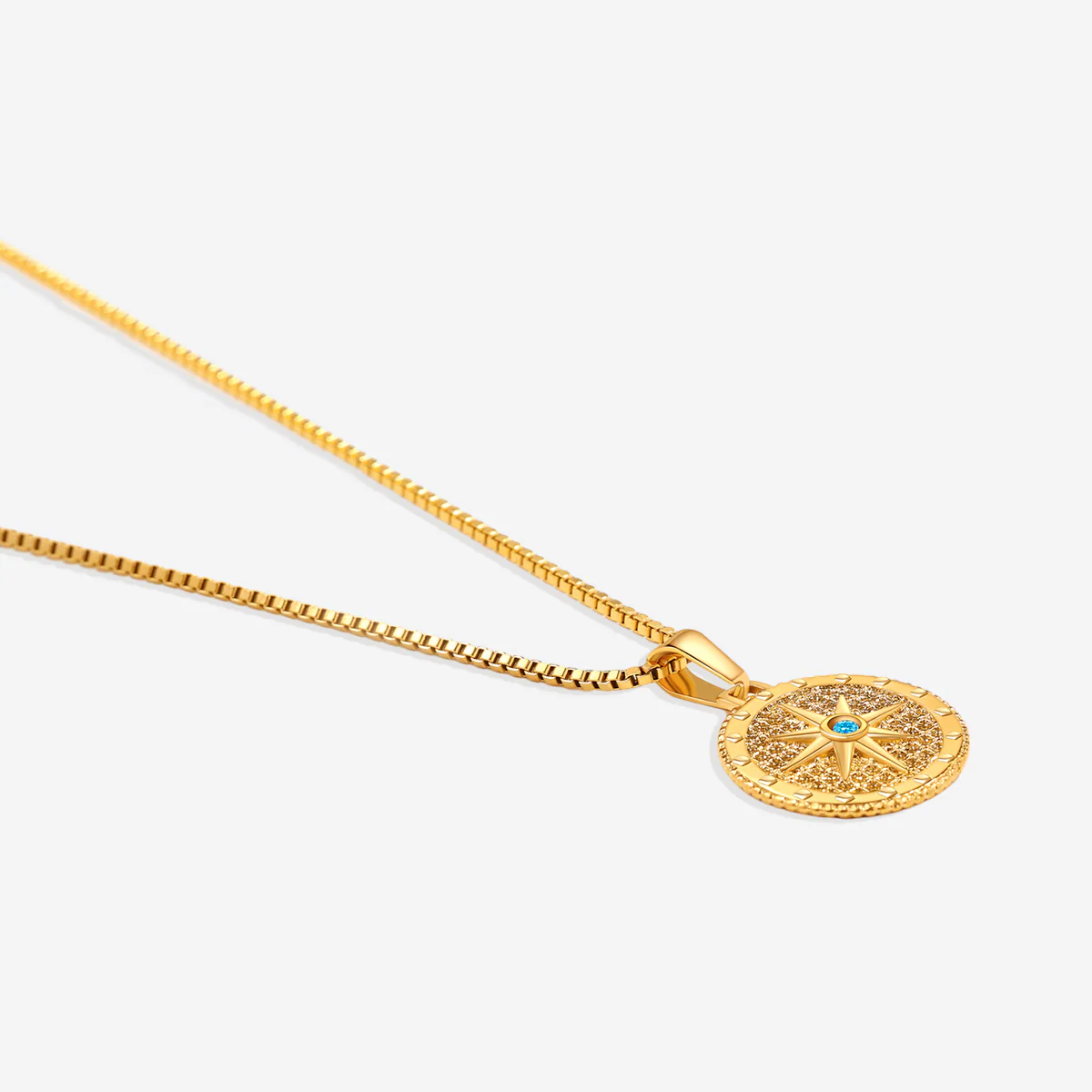 Birthstone Compass Pendant Necklace - Image 17