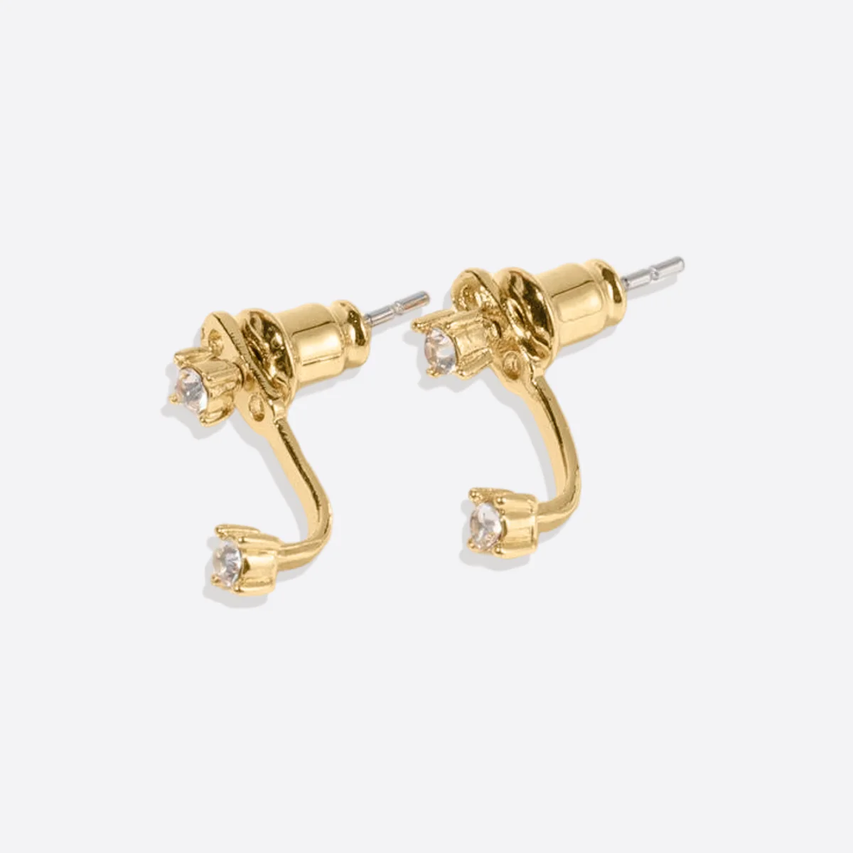 Birthstone Drop Ear Jacket Earrings - Image 11