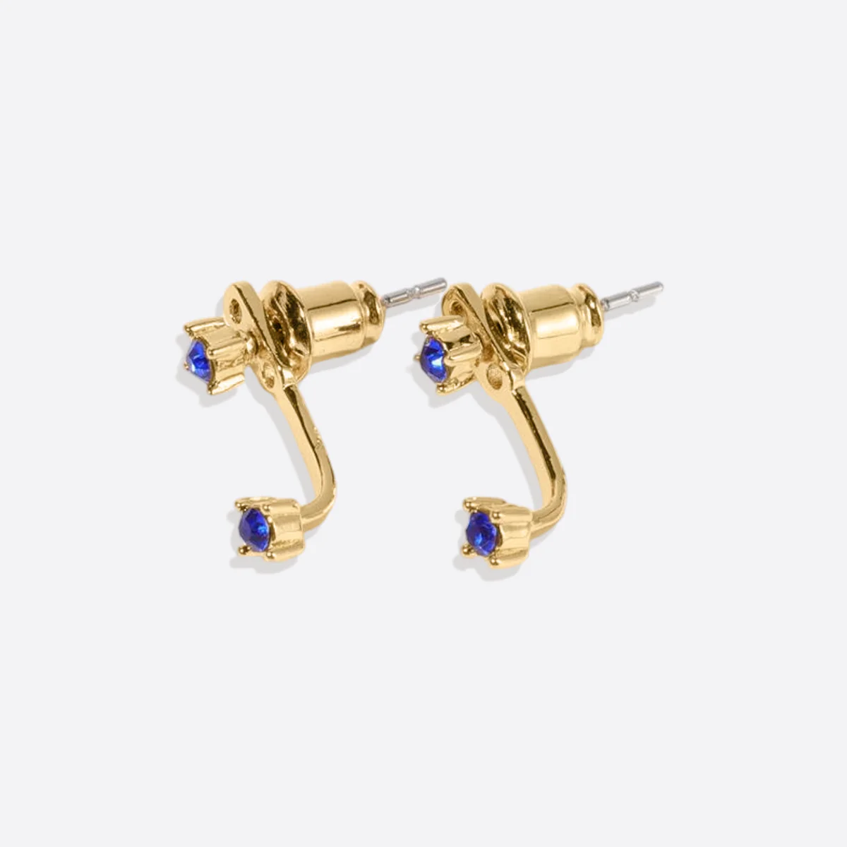 Birthstone Drop Ear Jacket Earrings - Image 16