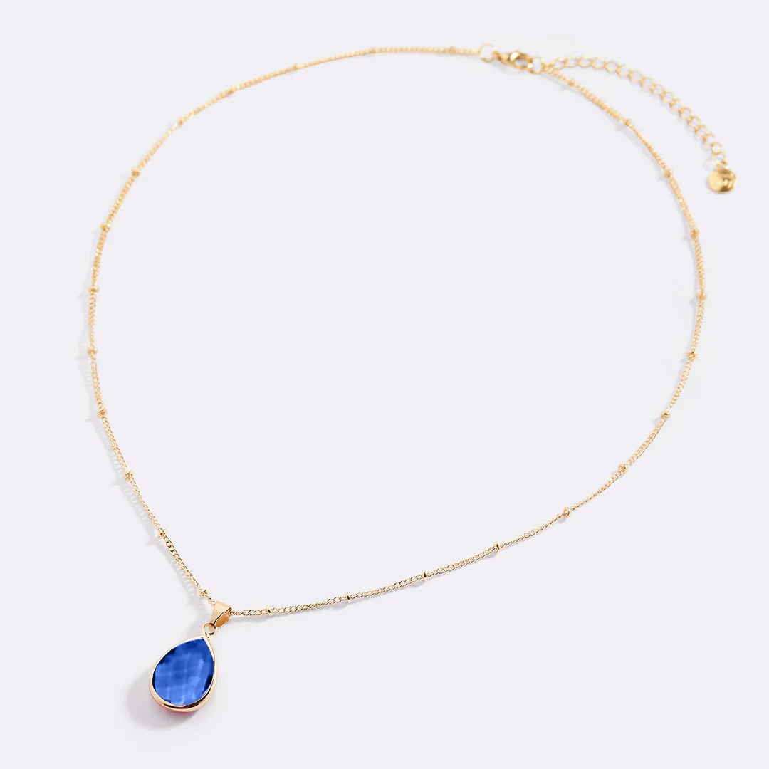 Birthstone Drop Pendant Necklace - Image 106