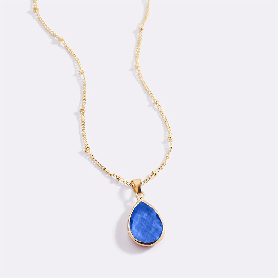 Birthstone Drop Pendant Necklace - Image 107