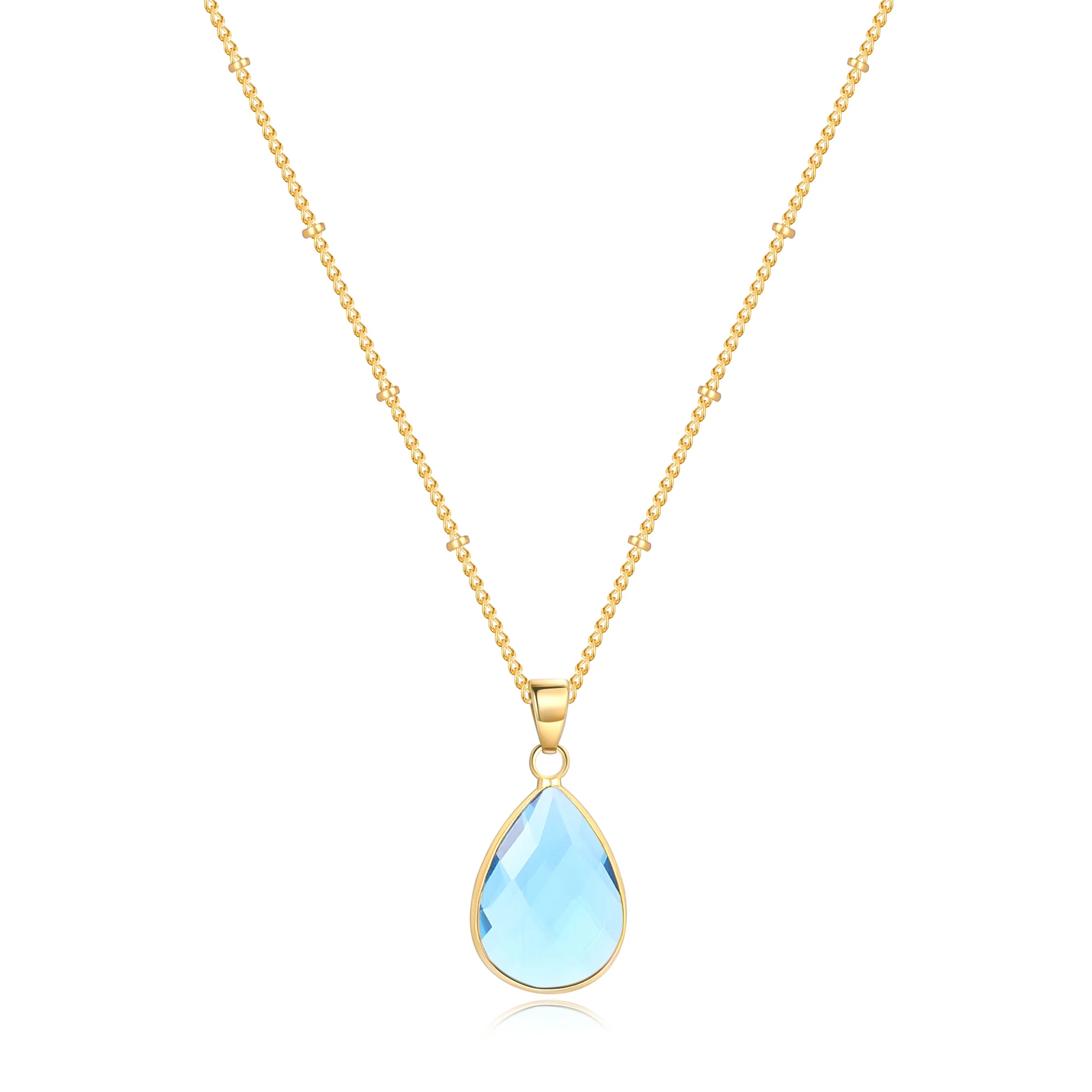 Birthstone Drop Pendant Necklace - Image 20