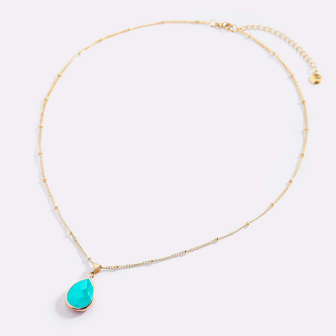 Birthstone Drop Pendant Necklace - Image 86