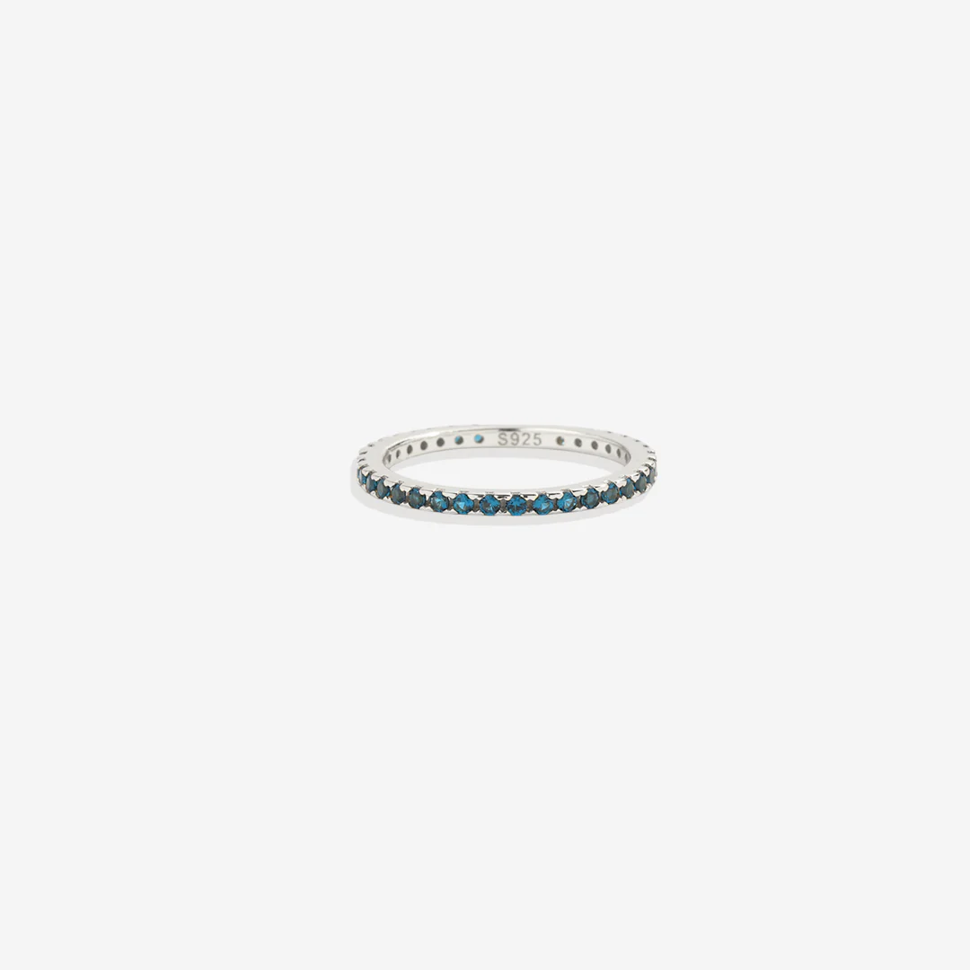 December Birthstone Eternity Stacking Ring - Image 20