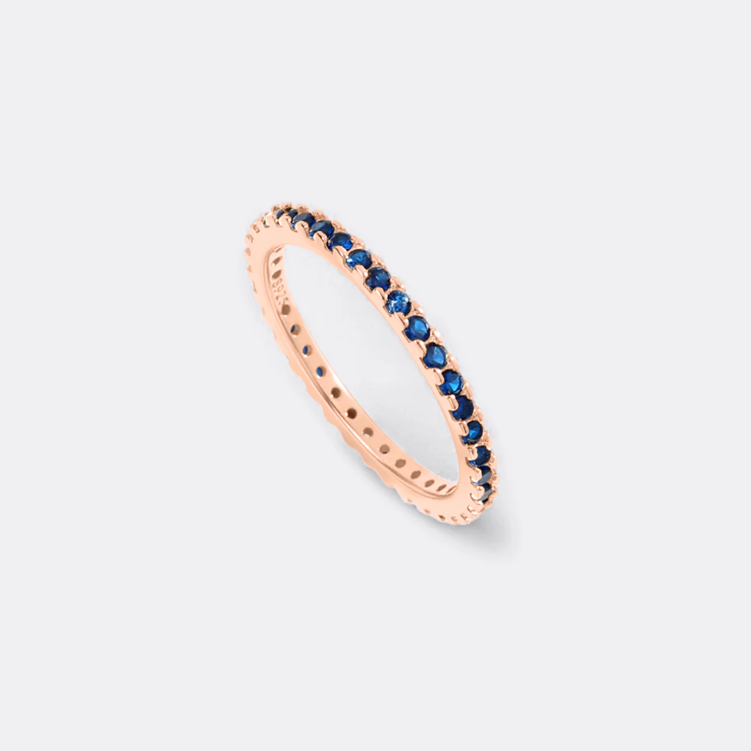 December Birthstone Eternity Stacking Ring - Image 34