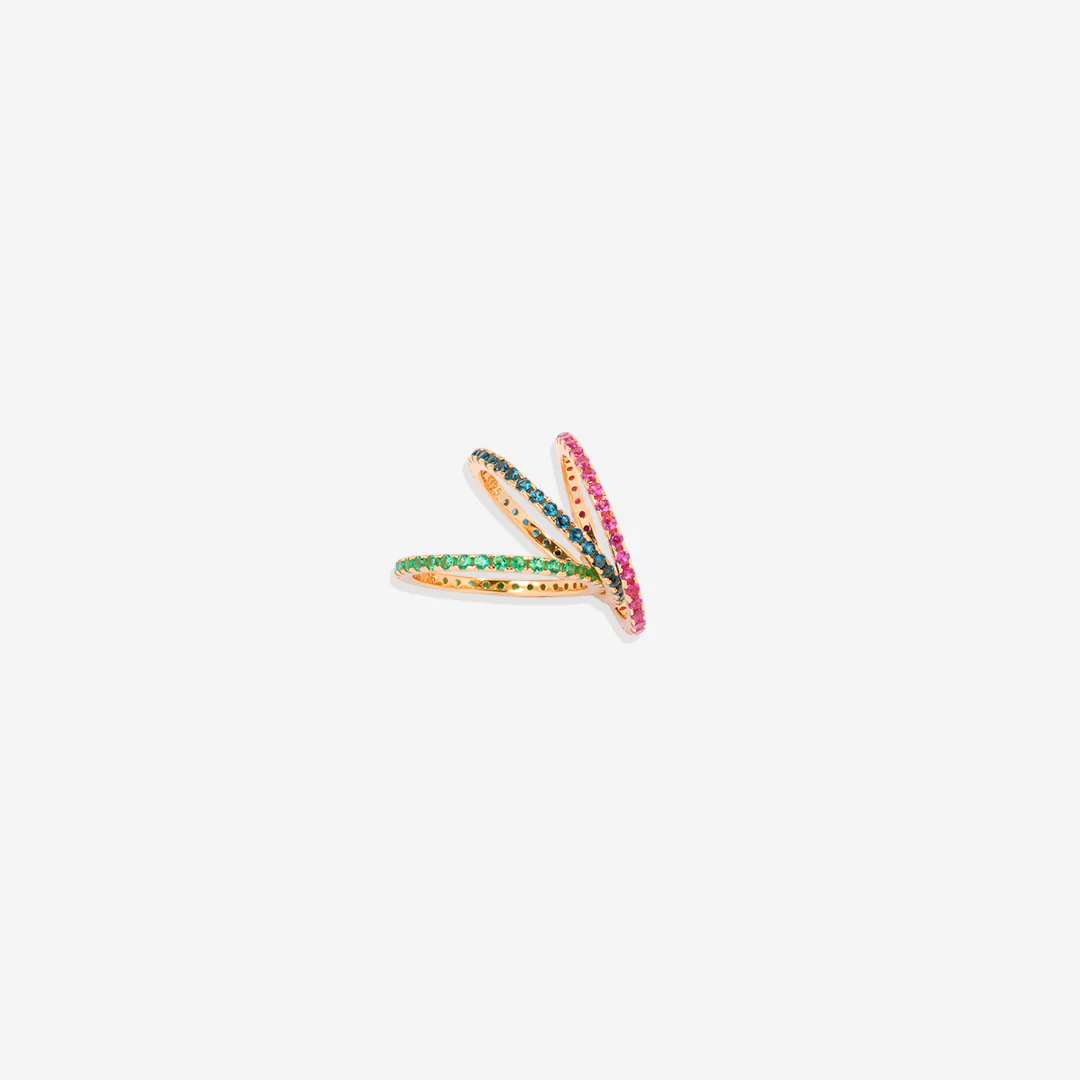 October Birthstone Eternity Stacking Ring - Image 14