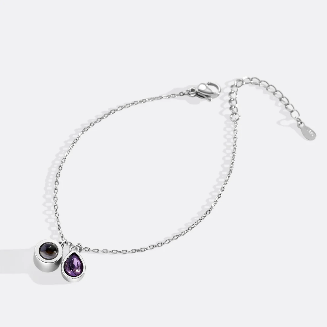 Birthstone Photo Bracelet - Image 10