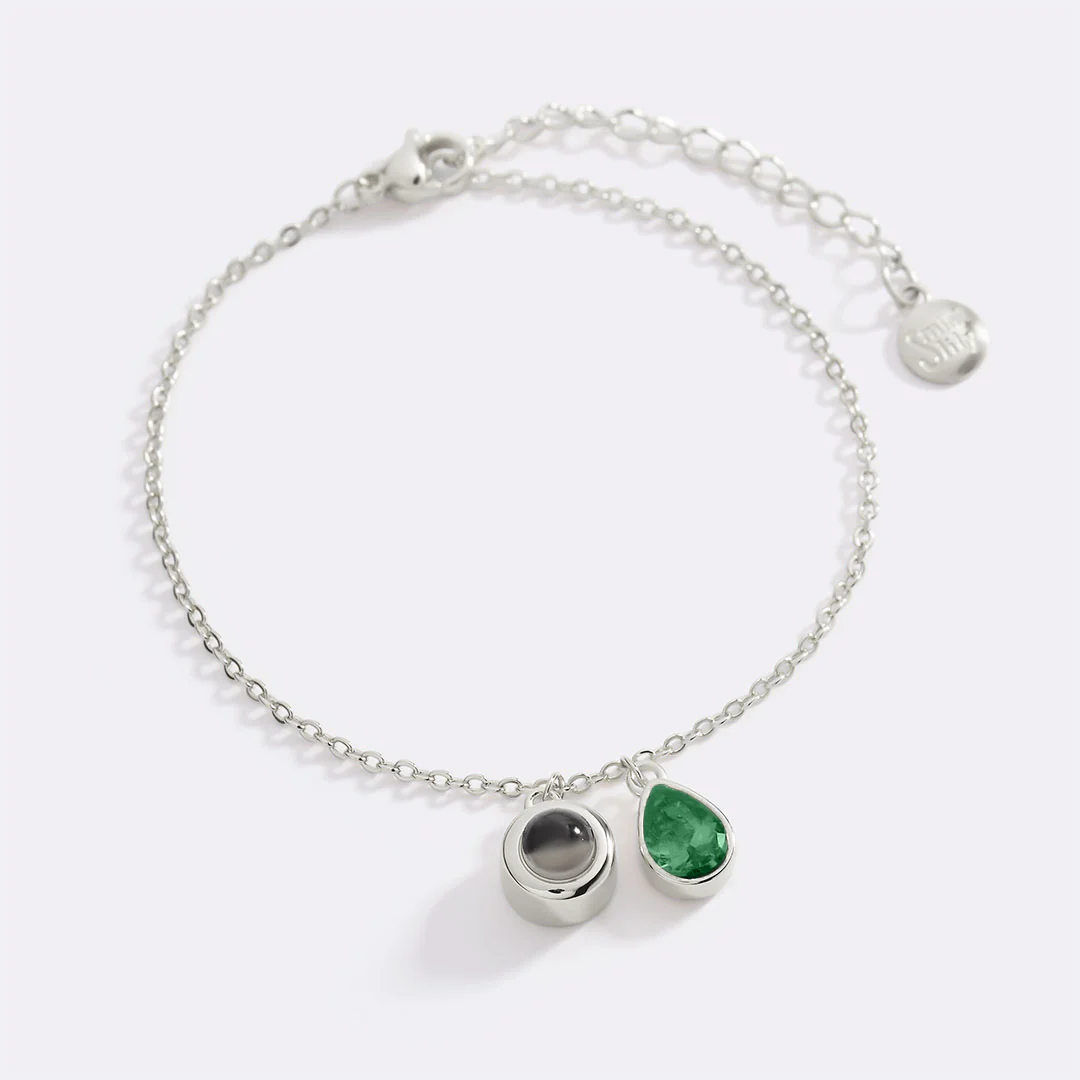 Birthstone Photo Bracelet - Image 112