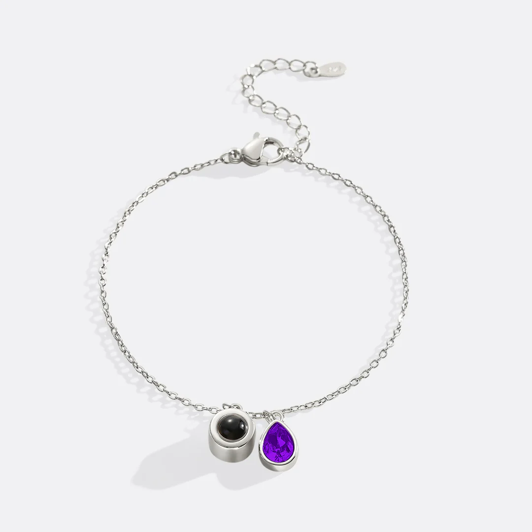 Birthstone Photo Bracelet - Image 33