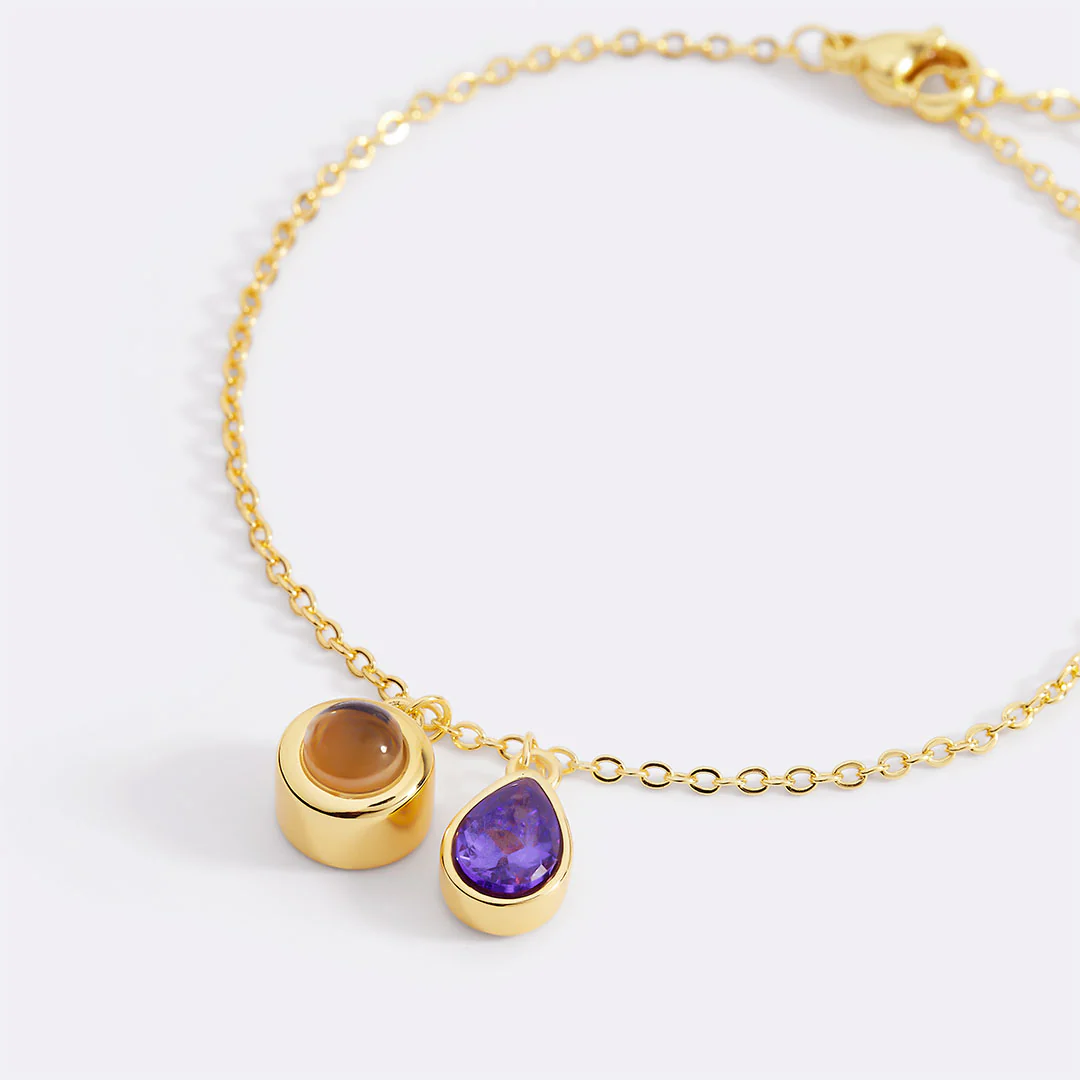 Birthstone Photo Bracelet - Image 51