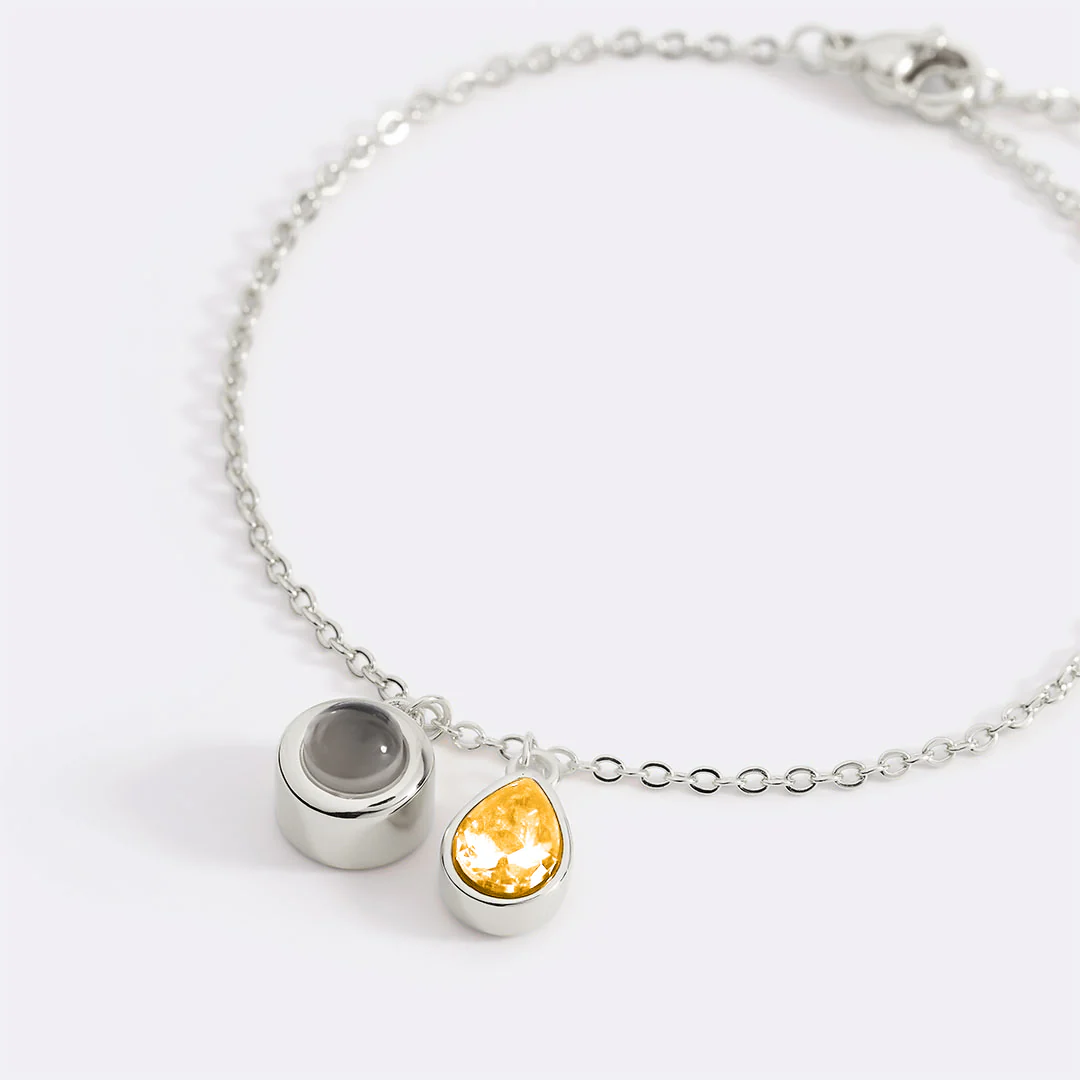 Birthstone Photo Bracelet - Image 70