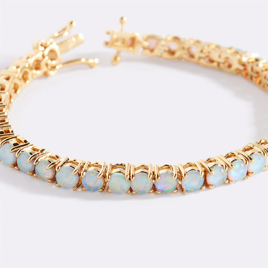 Blue Opal Tennis Bracelet - Image 3