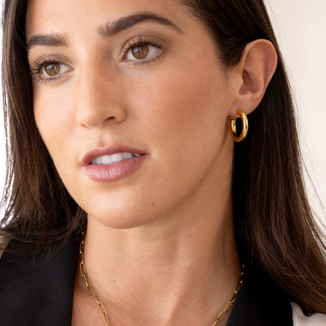 Bold Hoop Earrings - Image 3