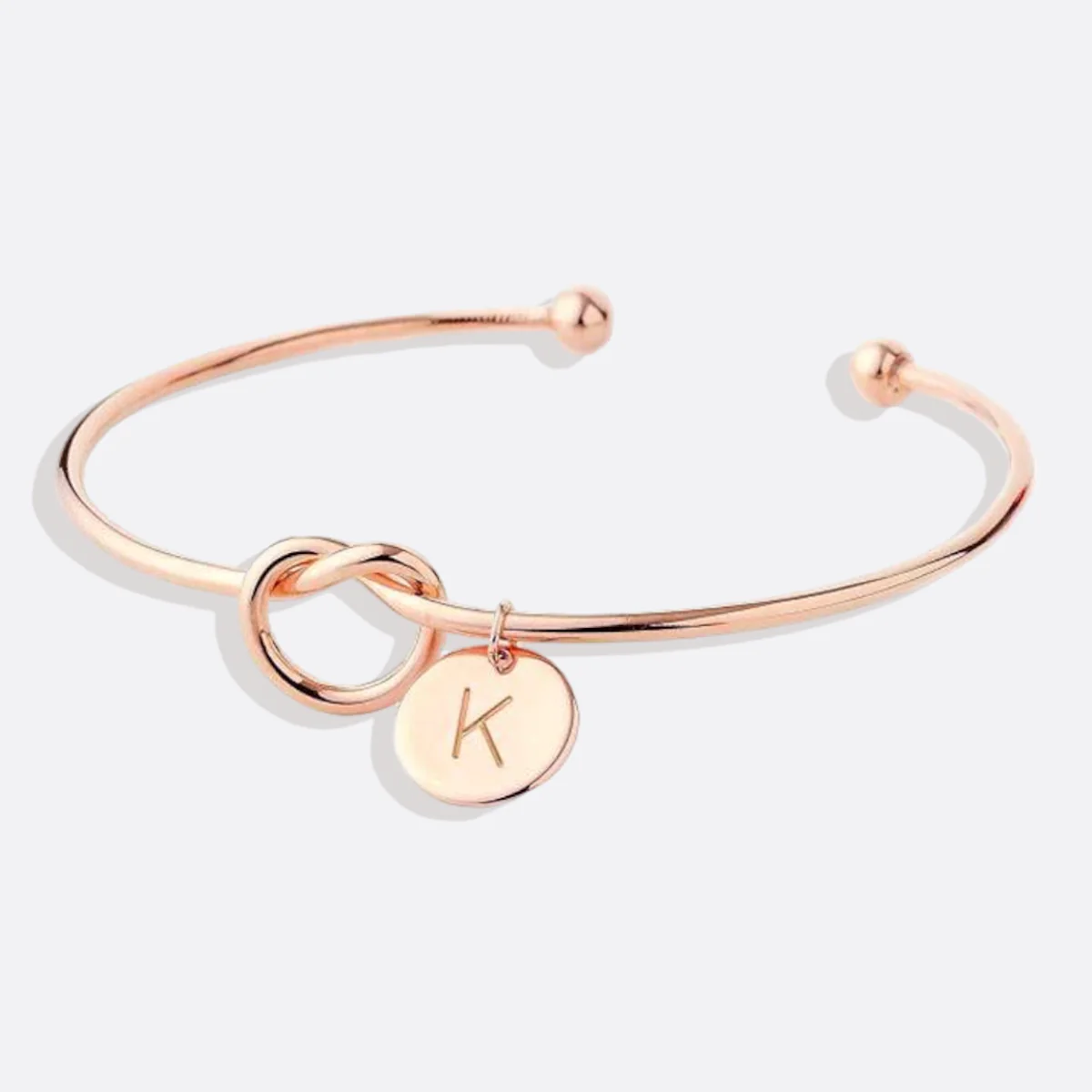 Personalized Tie the Knot Bracelet • Bridesmaid Gift Bracelet - Image 36
