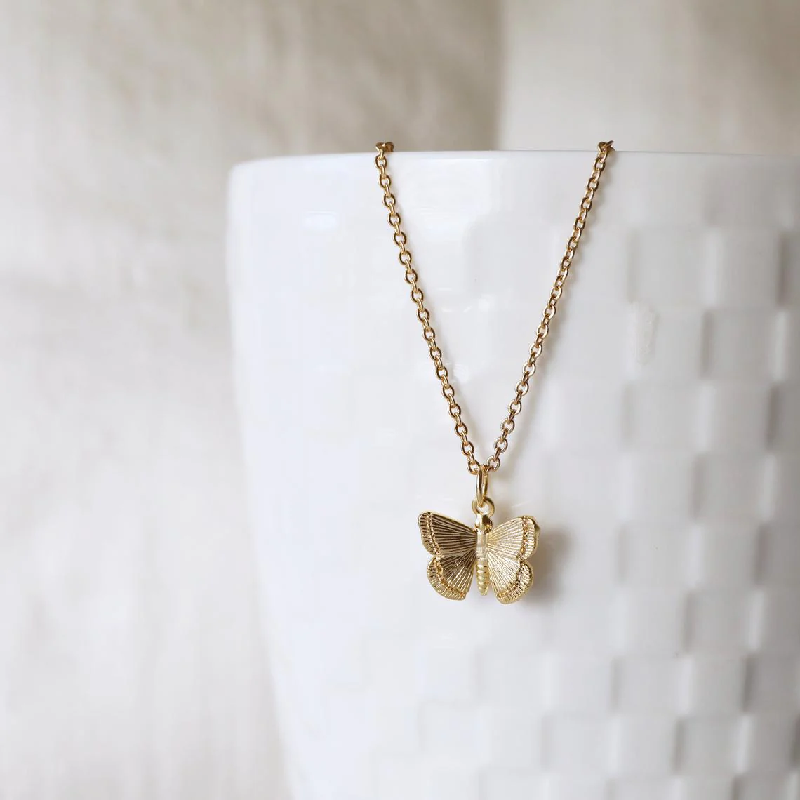 Butterfly Pendant Necklace - Image 13