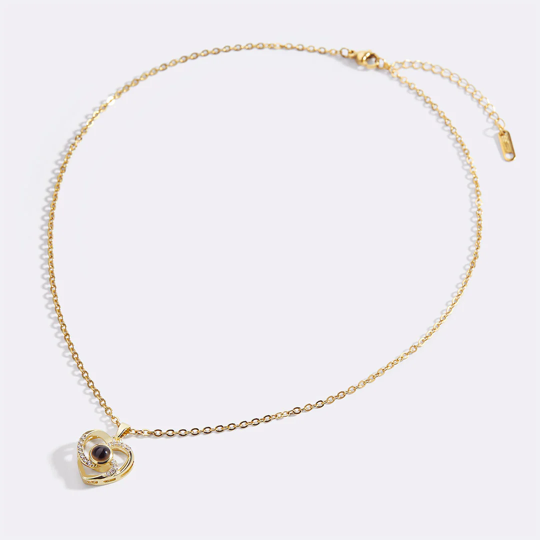 Center of My Heart Pave Photo Necklace - Image 26
