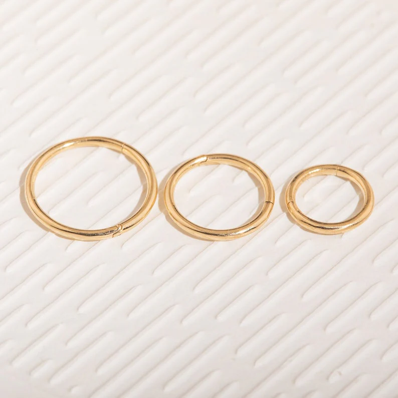 Classic Cartilage Hoop Earrings | 16g - Image 4