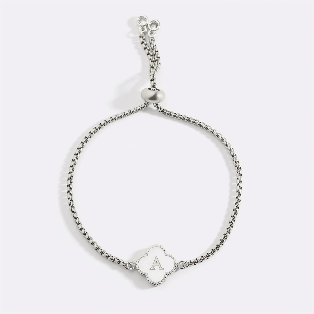 Clover Custom Name Bracelet - Image 33