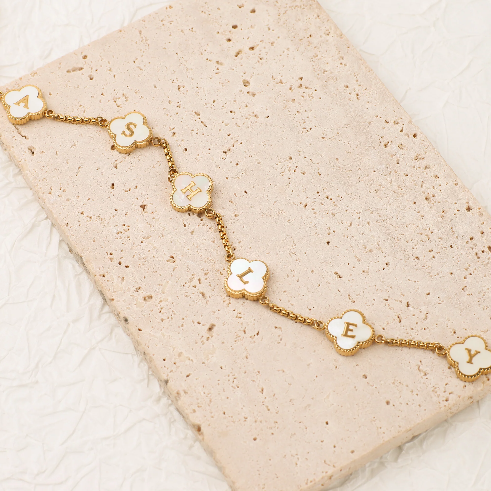 Clover Custom Name Necklace - Image 7