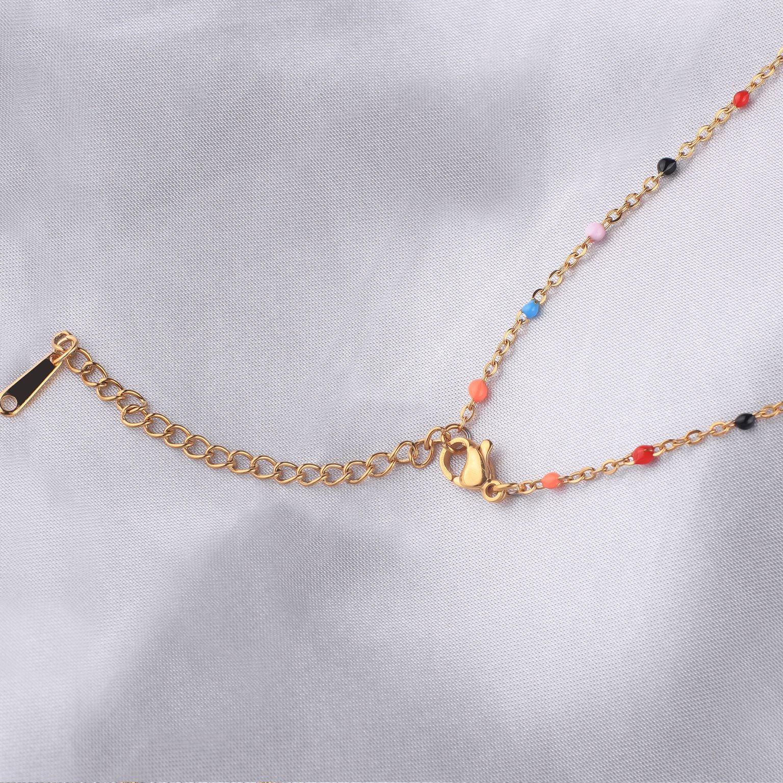 Colorful Beaded Fairy Name Necklace - Image 12