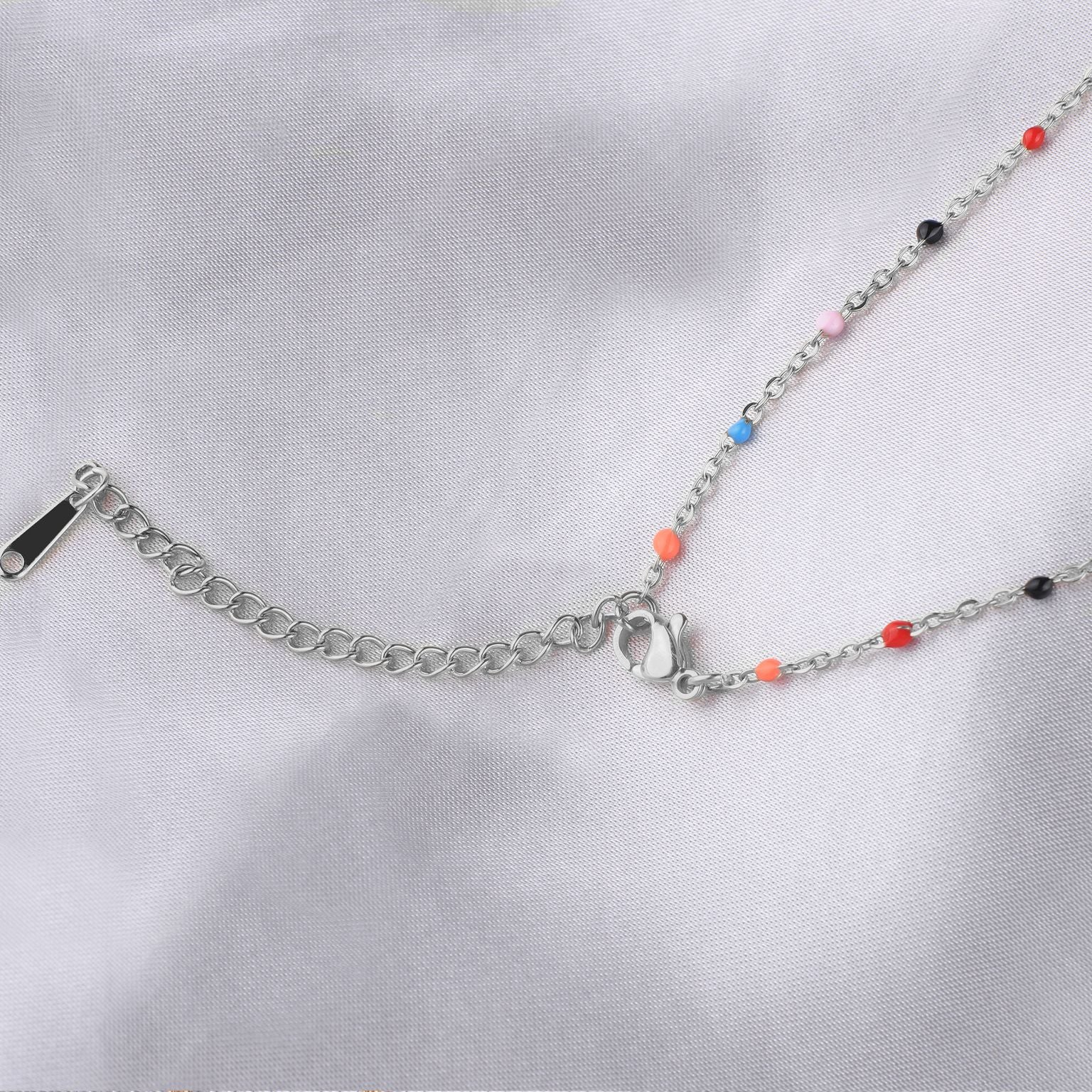 Colorful Beaded Fairy Name Necklace - Image 14