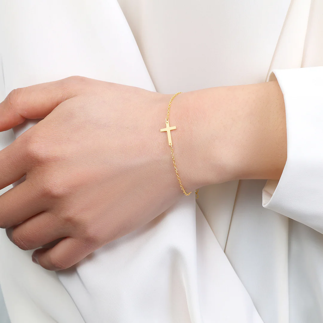 Cross Charm Bracelet - Image 3