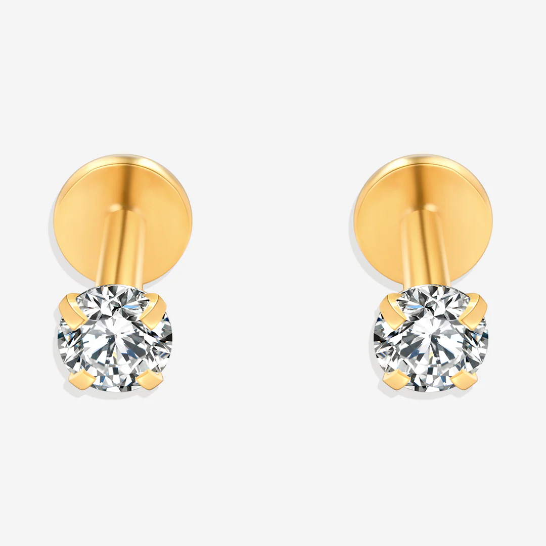 Crystal Sleeper Flatback Studs | 18g - Image 14