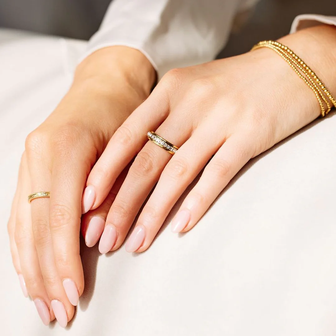 Crystal Statement Spinning Fidget Ring - Image 30