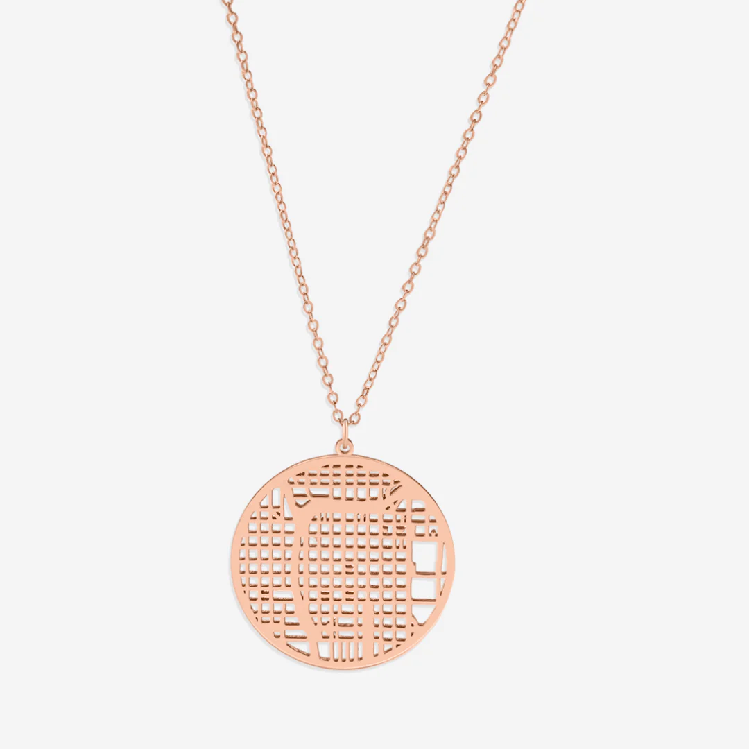 Custom Map Pendant Necklace - Image 53